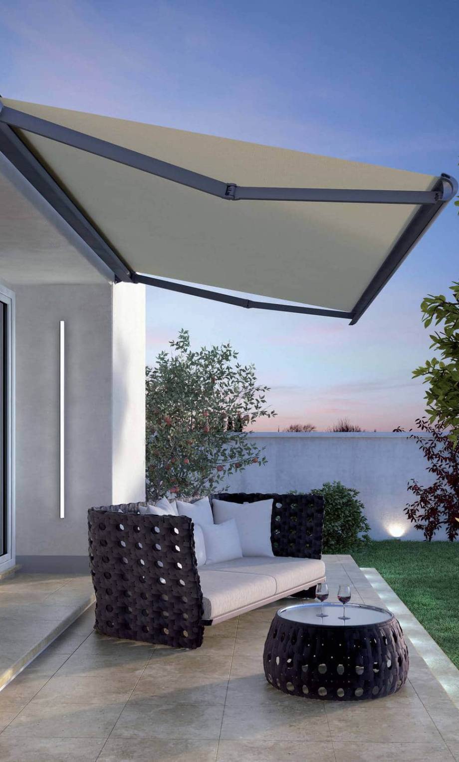 tenda-bracci Blu Window produzione e vendita tenda da sole bracci